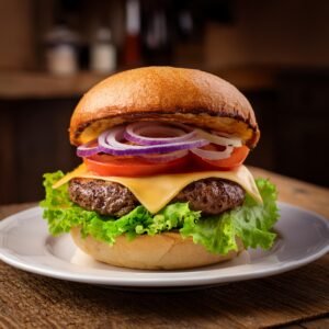 Assembling the Perfect Lettuce-Wrapped Burger-grantrecipes