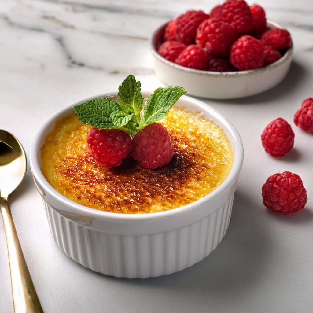 How should creme brulee be served?-grantrecipes