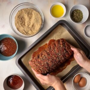 Meatloaf Recipe with BBQ Sauce