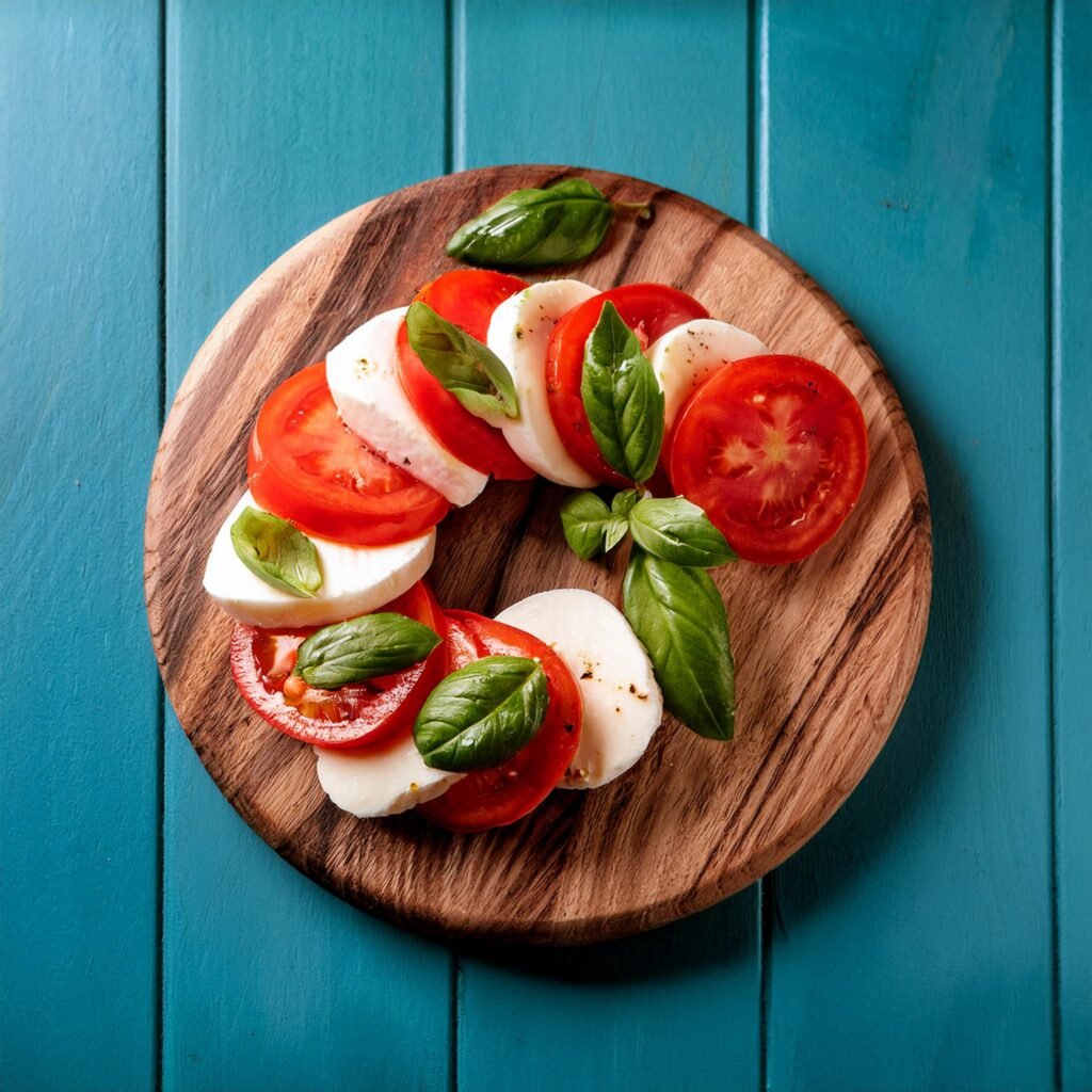 What are the ingredients of Caprese salad?