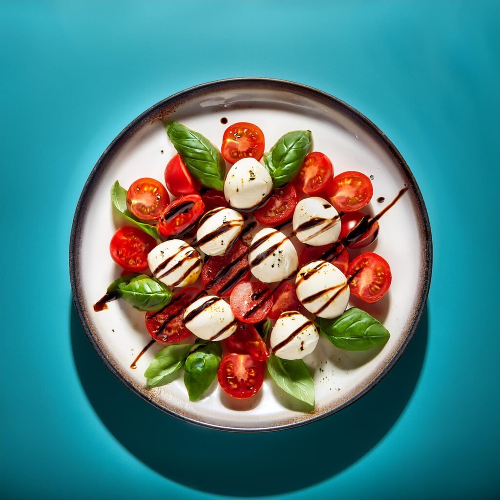 What are the ingredients of Caprese salad?