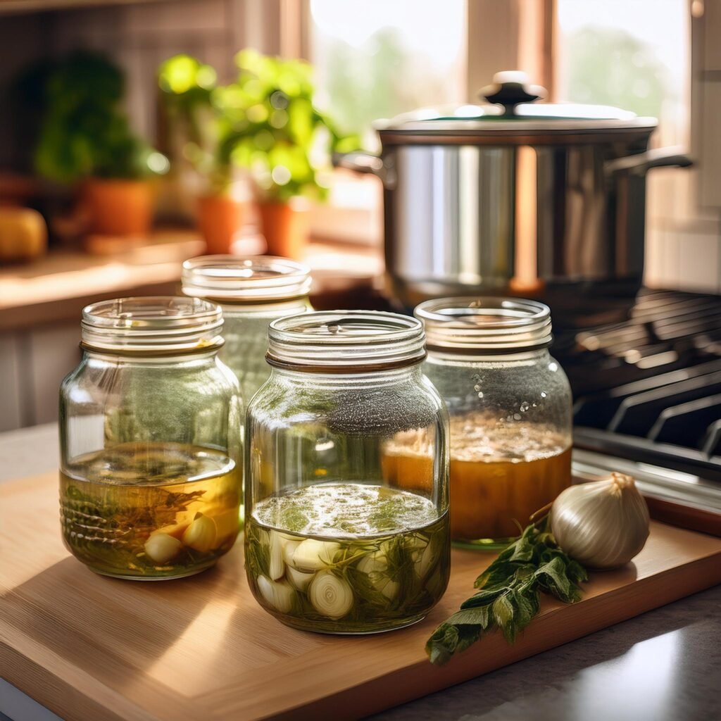 Can you add basil when canning tomatoes?