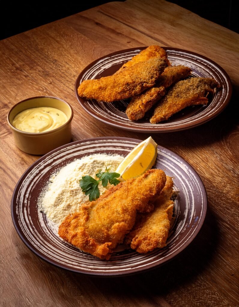 Is it better to fry fish in cornmeal or flour?