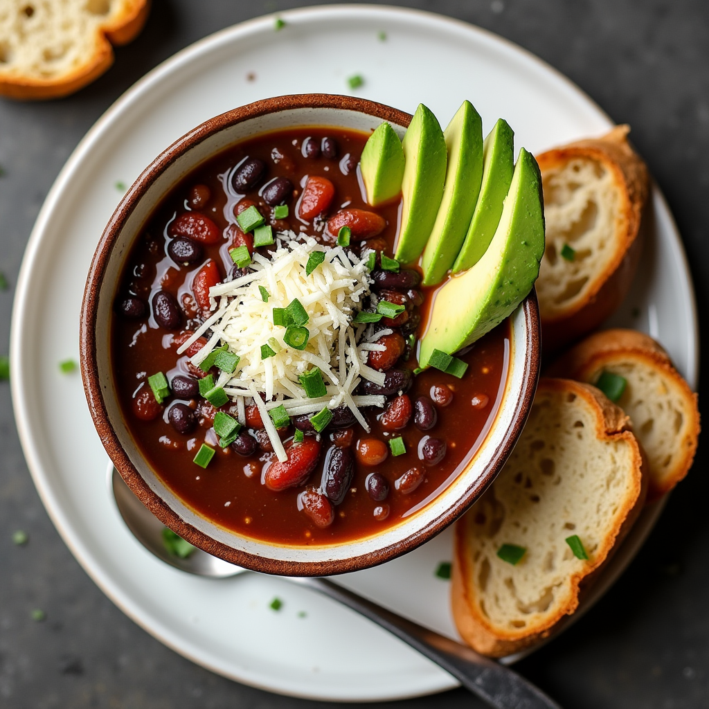 Purple Black Bean Soup Recipe