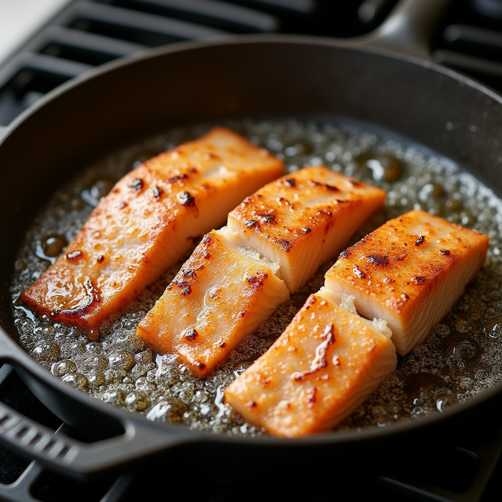 What is fried fish batter made of?