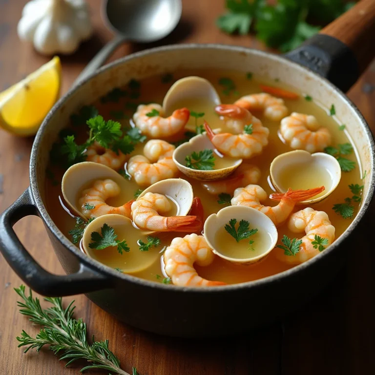 Clam Shrimp Broth Recipe