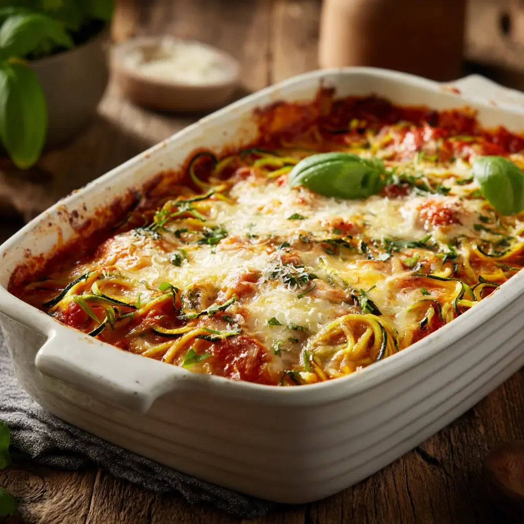 Ultimate Easy Zucchini Noodle Casserole With Luscious Comfort