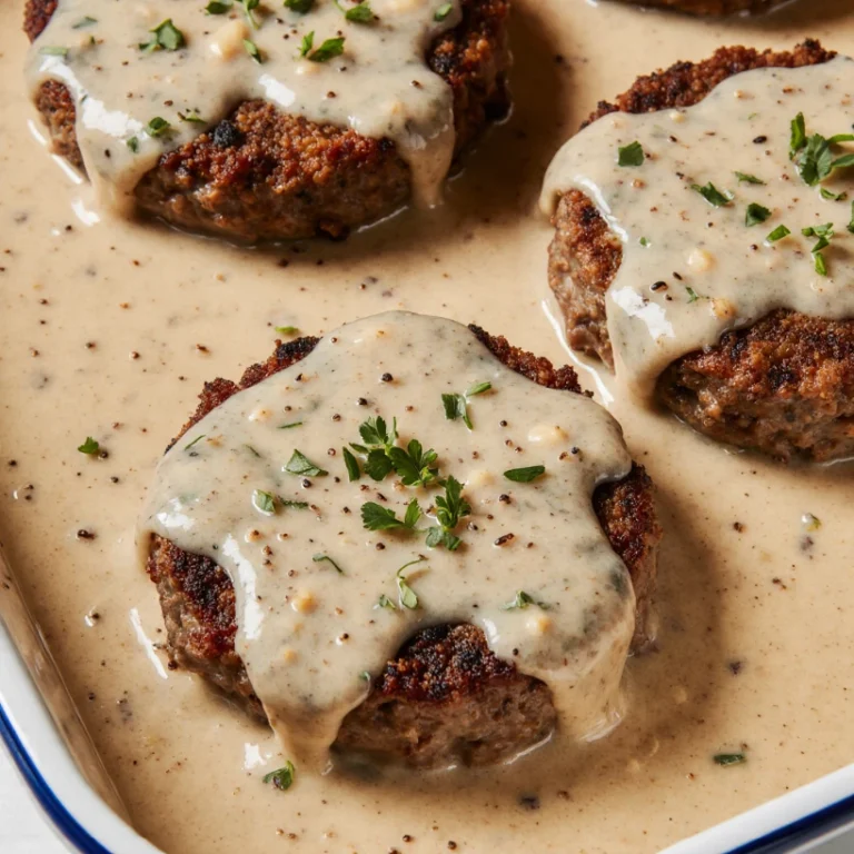 Amish Hamburger Steak Bake: Tender, Juicy & Easy