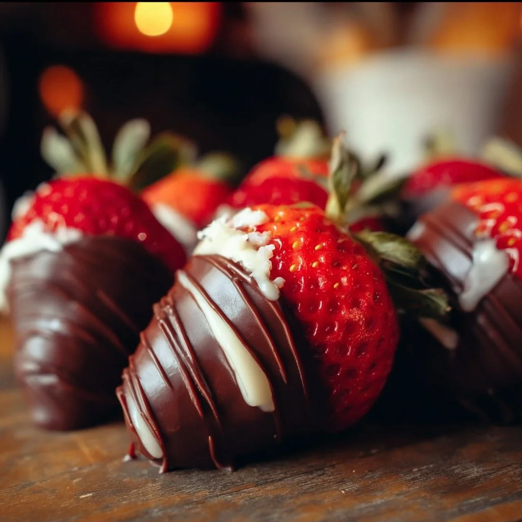 Chocolate Covered Cheesecake Strawberries