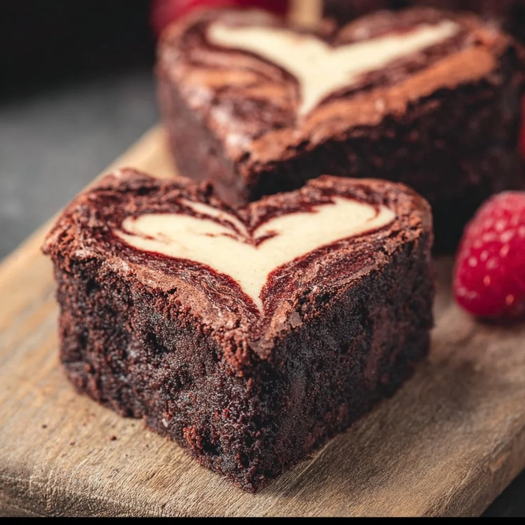 Heart Shaped Brownies