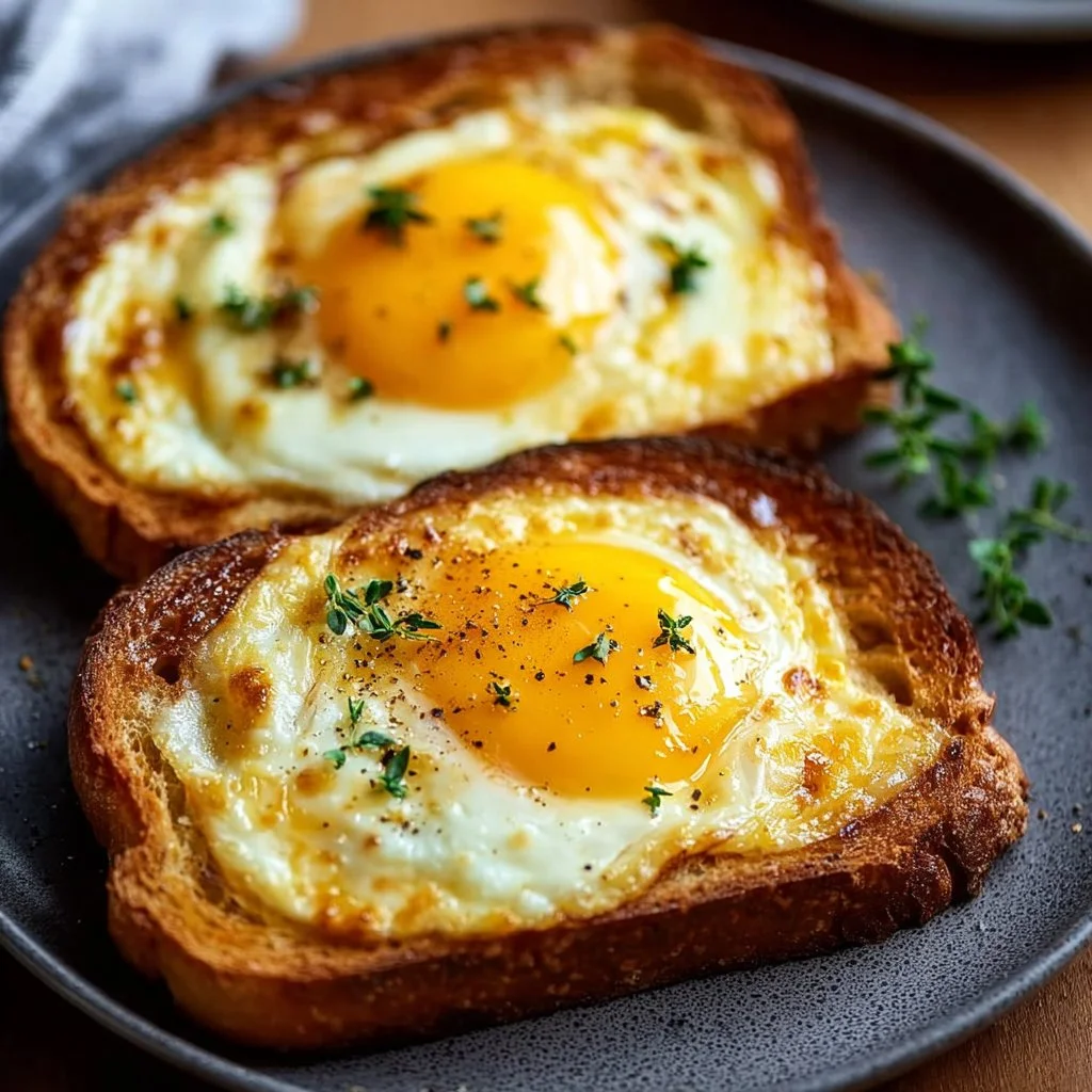 Air Fryer Egg and Cheese Toast