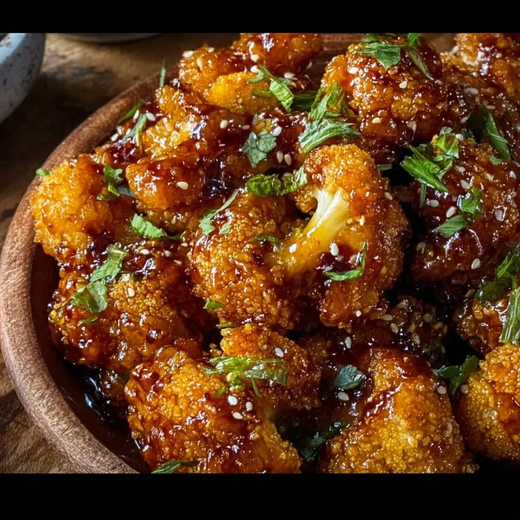 Amazing Sticky Honey Garlic Cauliflower in 5 Steps