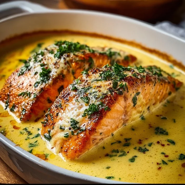 Delicious Baked Boursin Salmon served on a plate with vegetables