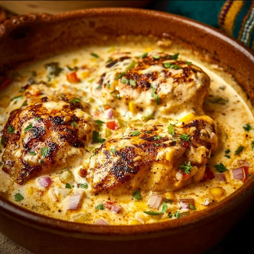 Baked Queso Chicken