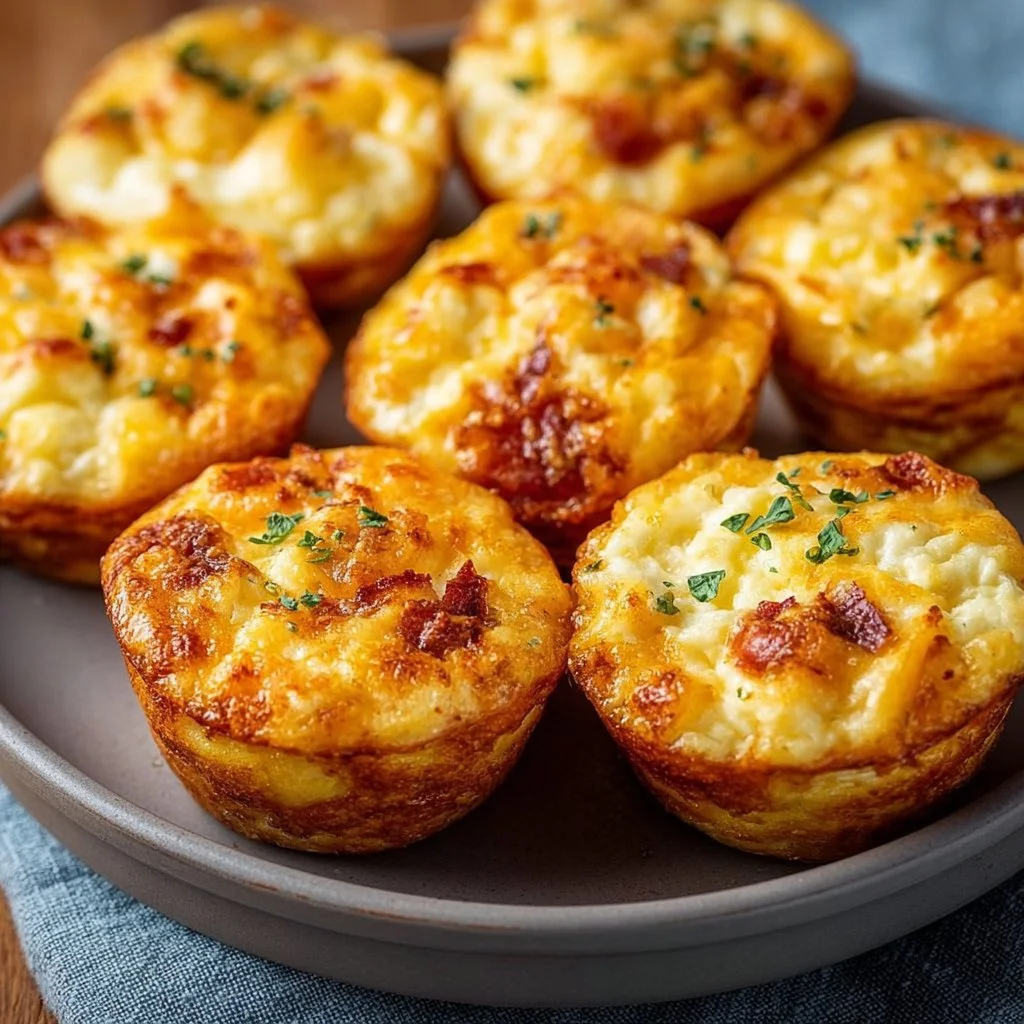 Cheesy Muffin Tin Cottage Cheese Egg Bites