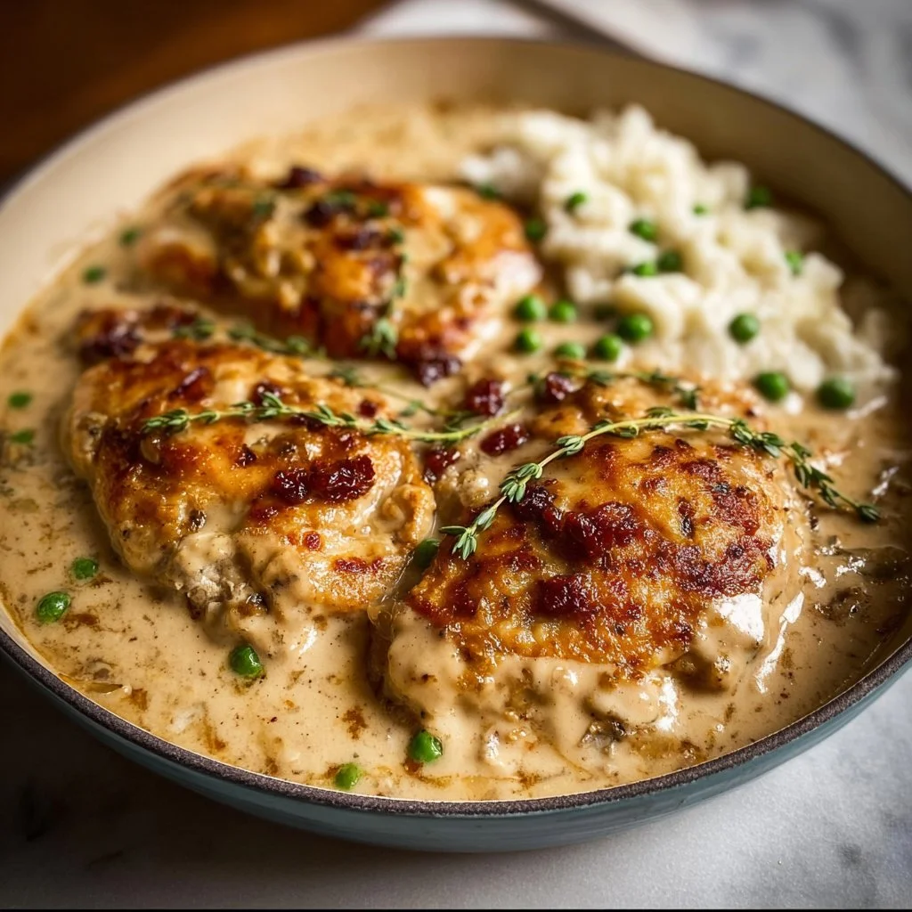 Creamy Boursin Chicken Bake
