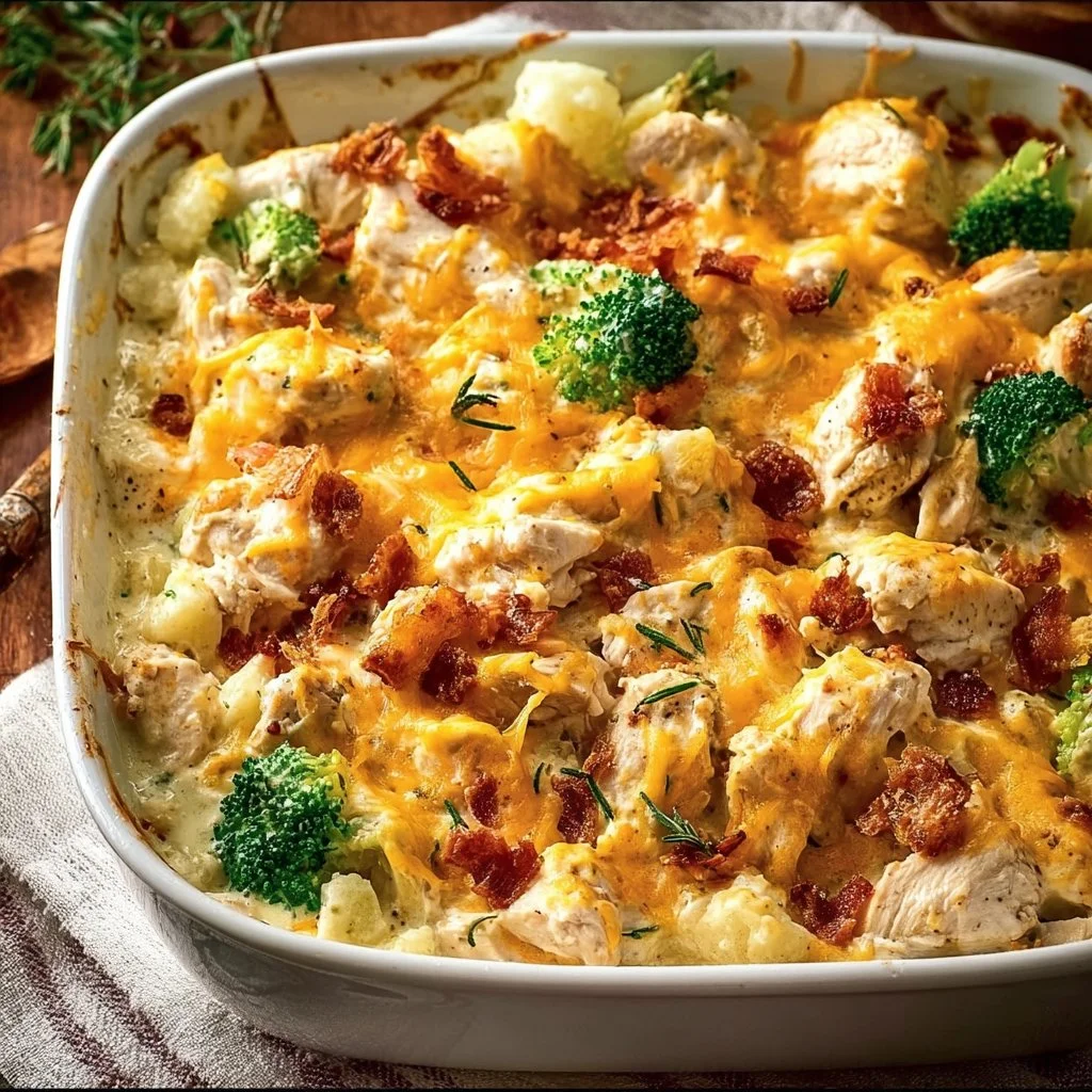 Creamy Low Carb Chicken Casserole