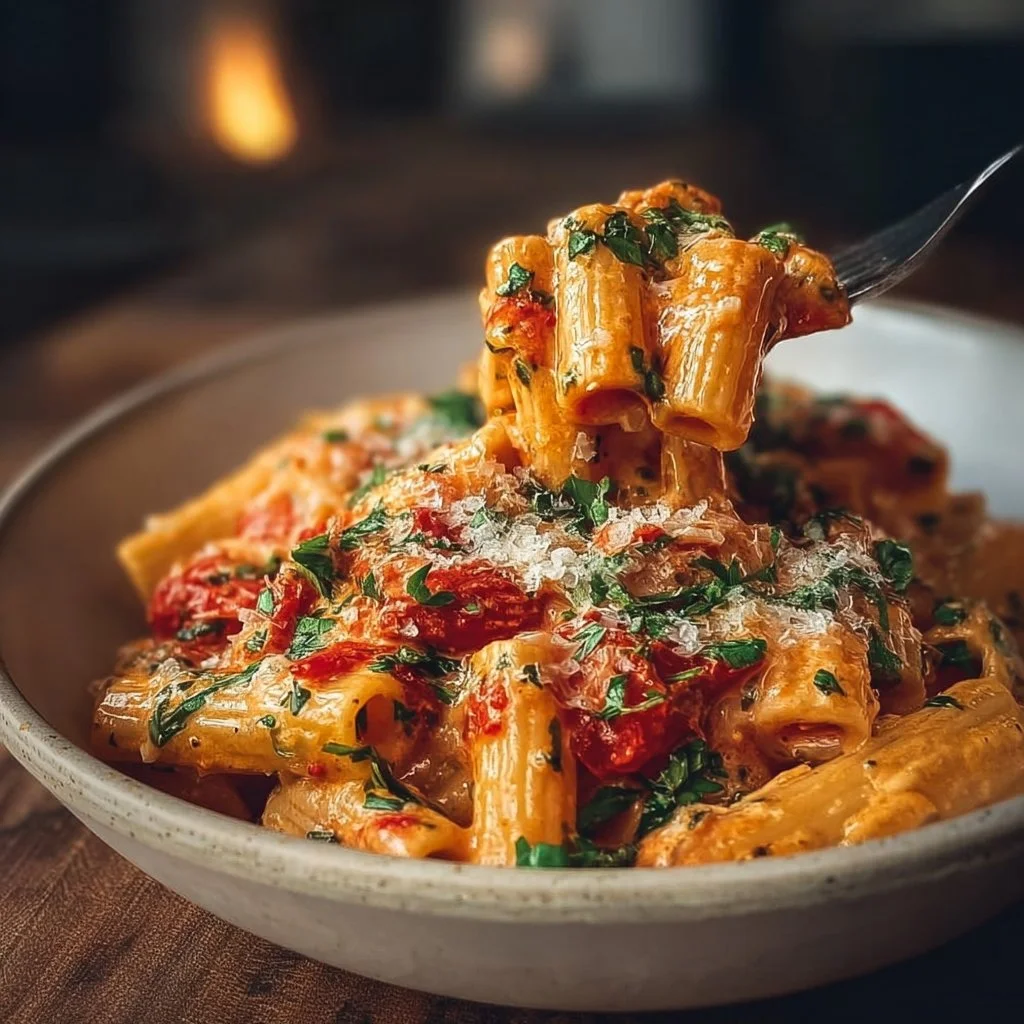 Creamy Tomato Garlic Pasta