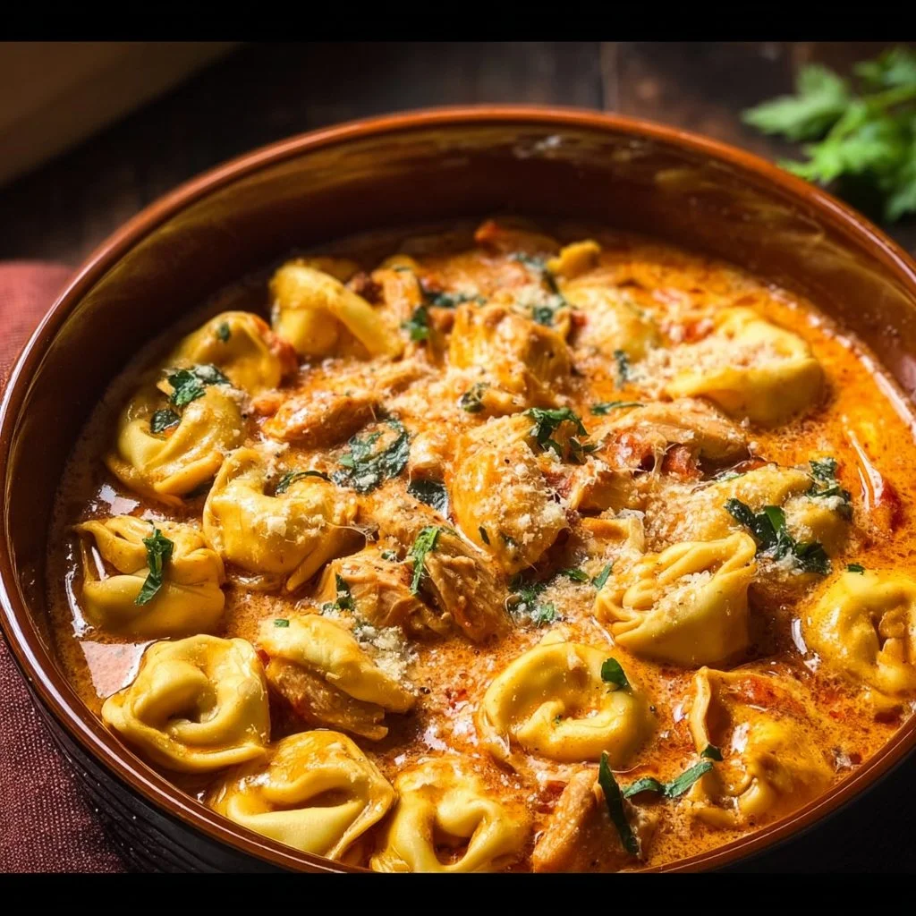 CrockPot Chicken Tortellini
