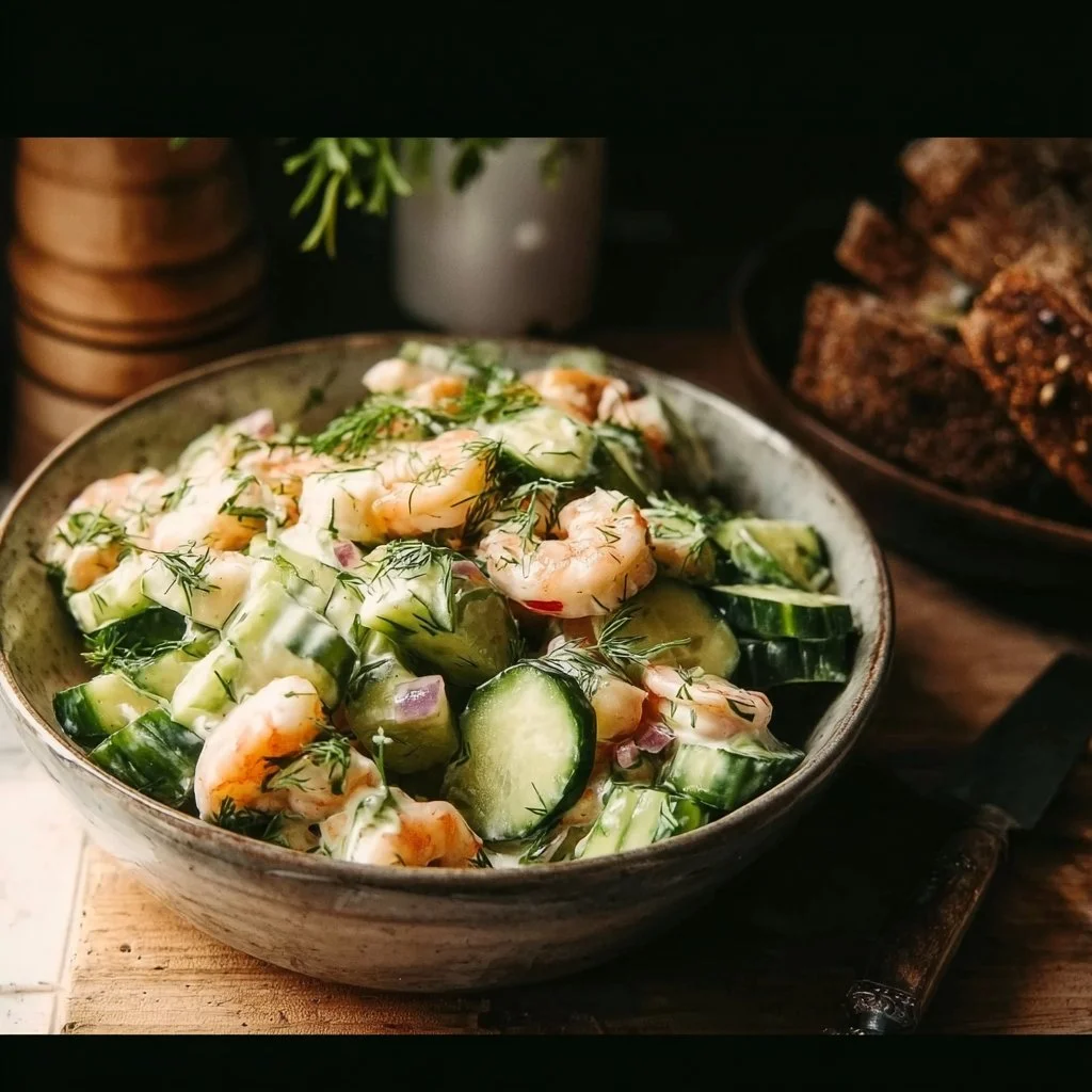 Cucumber Shrimp Salad