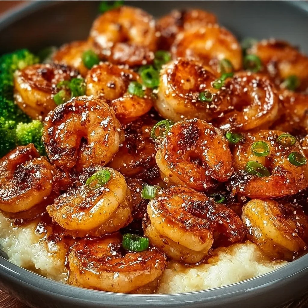 High-Protein Honey Garlic Shrimp