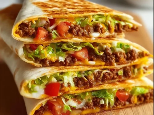Delicious Keto Crunchwraps made with fresh ingredients for a low-carb meal