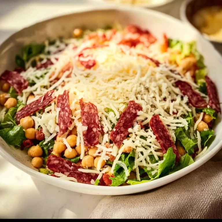 Fresh La Scala Chopped Salad featuring colorful vegetables and delicious dressing