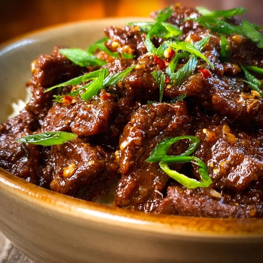 Slow Cooker Mongolian Beef