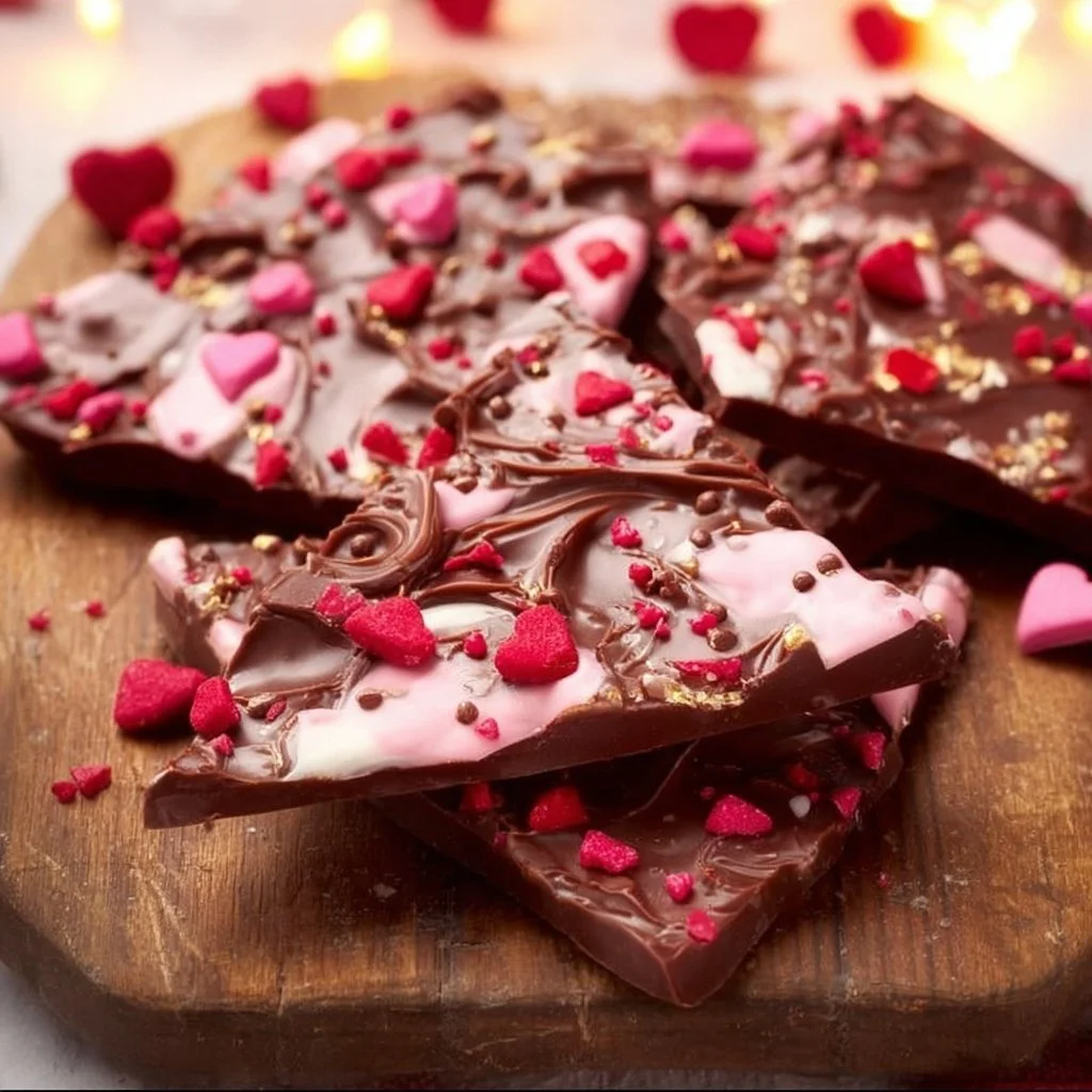 Valentine’s Chocolate Bark