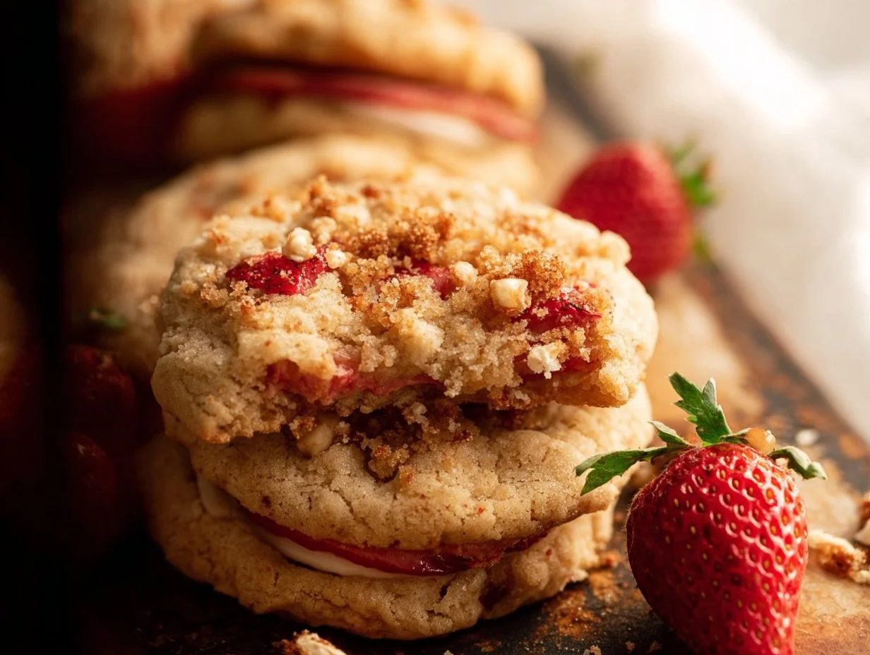 Strawberry Shortcake Cookies