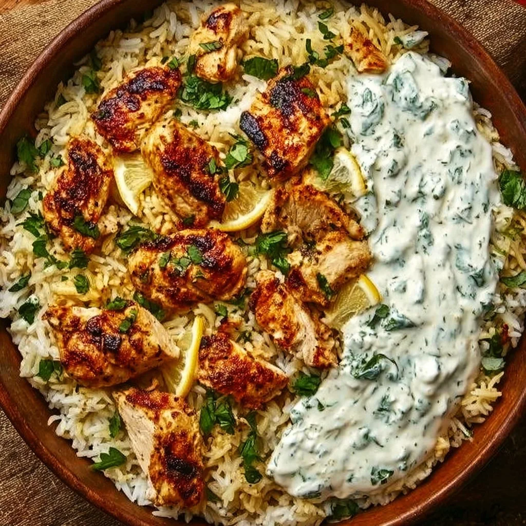 Dump And Bake Chicken Tzatziki Rice for Effortless Flavor