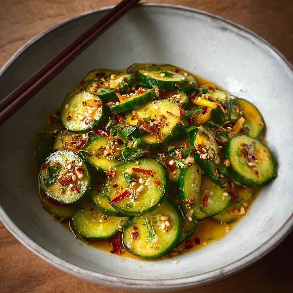 Easy Asian Cucumber Salad