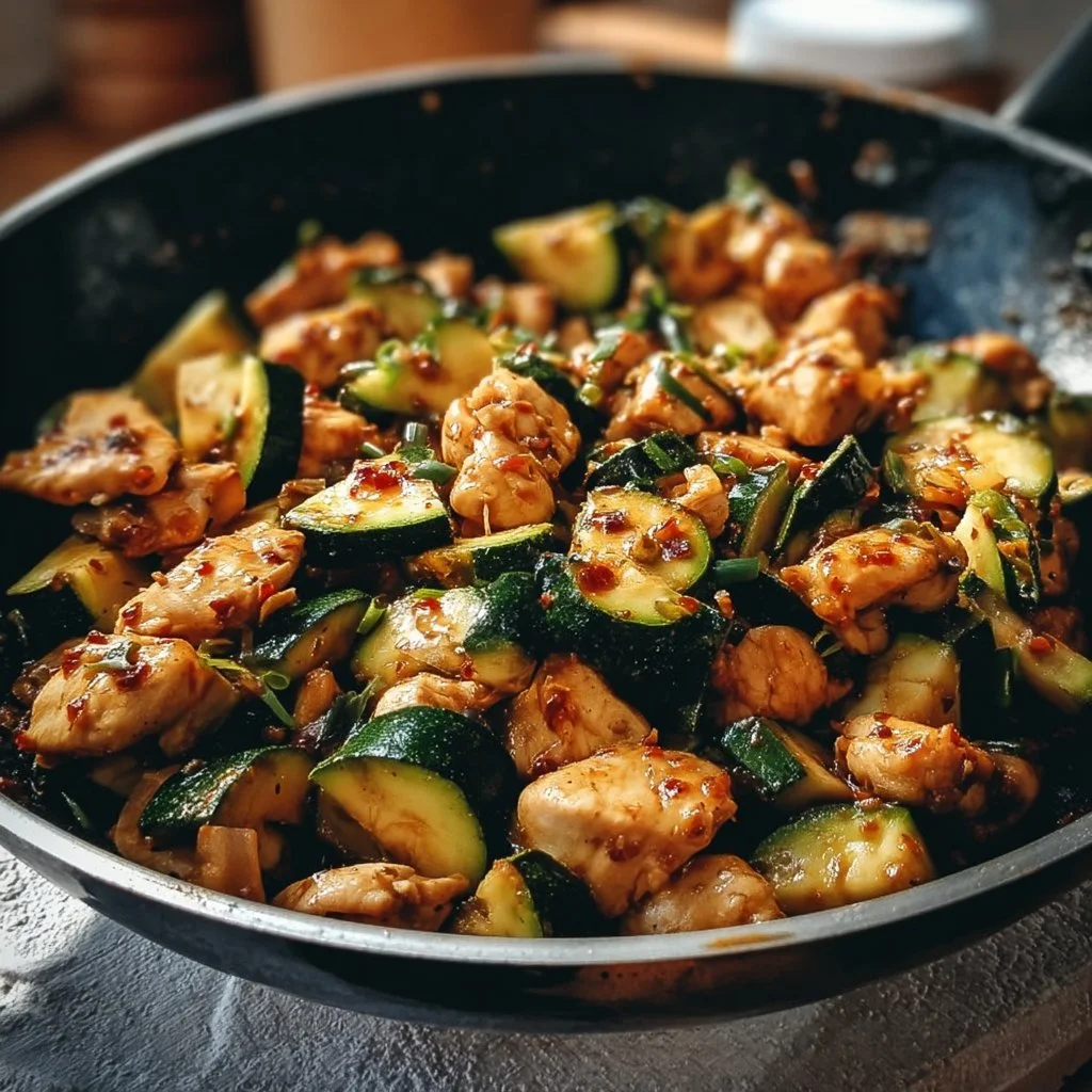 Chicken Zucchini Stir Fry