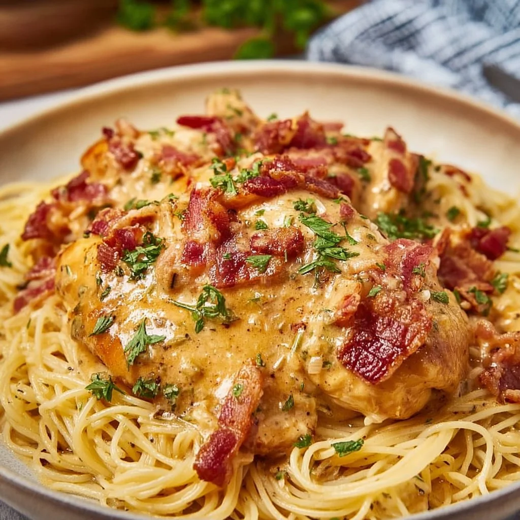 Delicious Crock Pot Crack Chicken served with toppings for a cozy dinner.