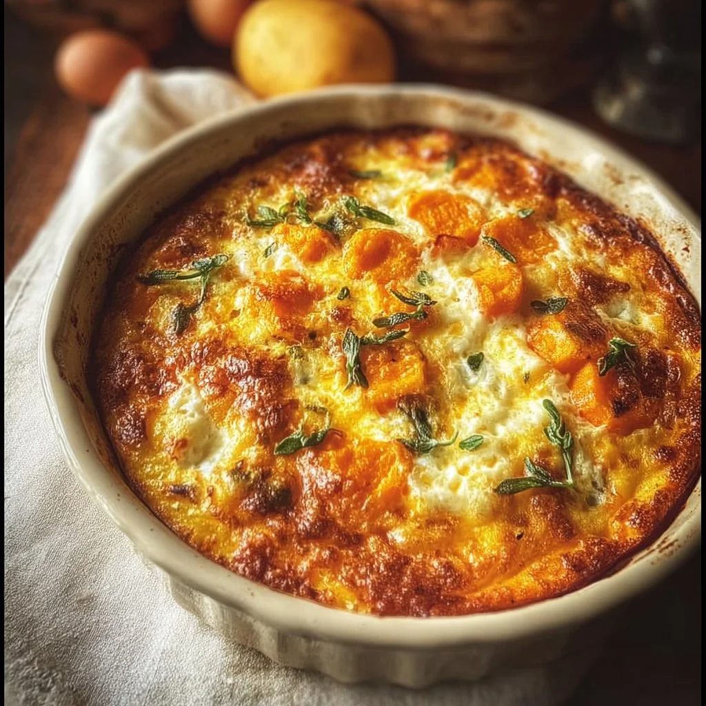 Easy Sweet Potato Egg Casserole