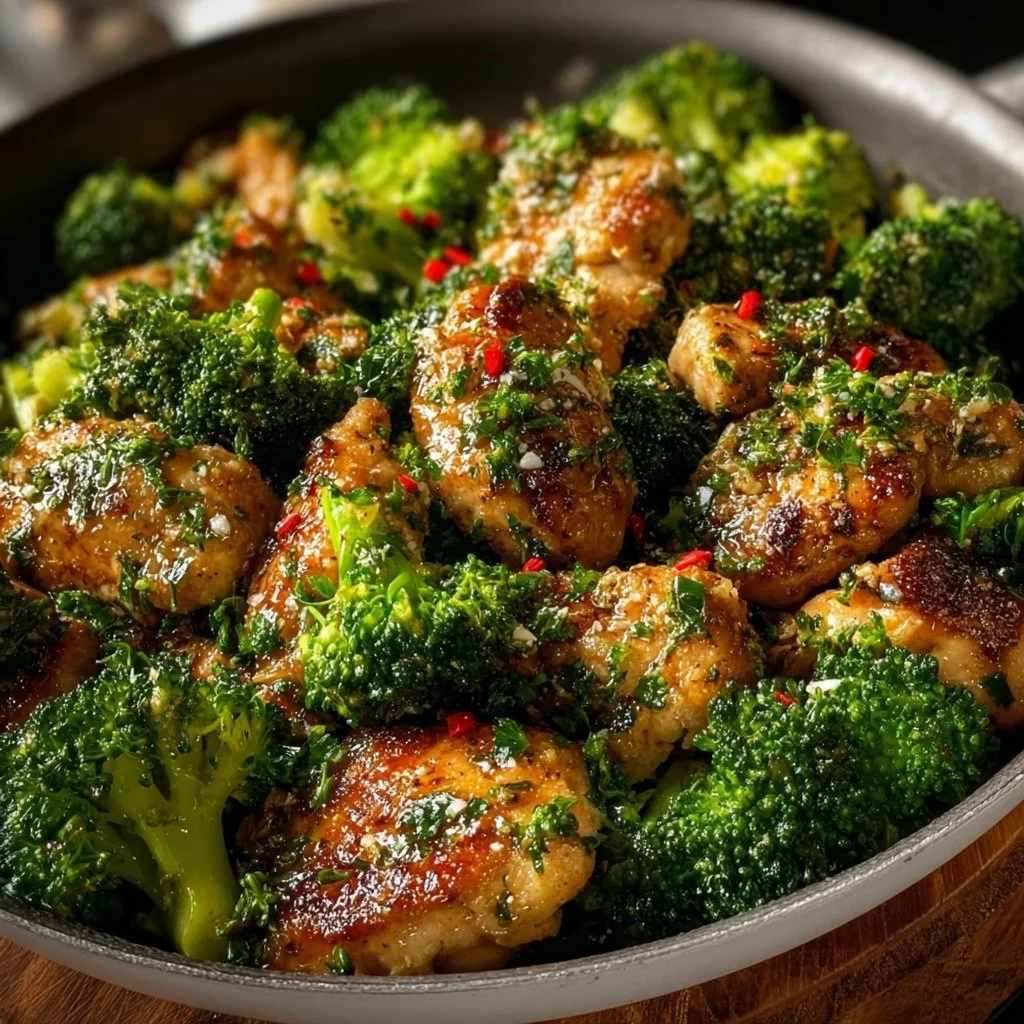 Garlic Butter Chicken Broccoli