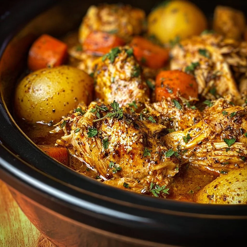 Garlic Butter Chicken Crockpot Recipe: 6-Hour Magic for Tender Bliss