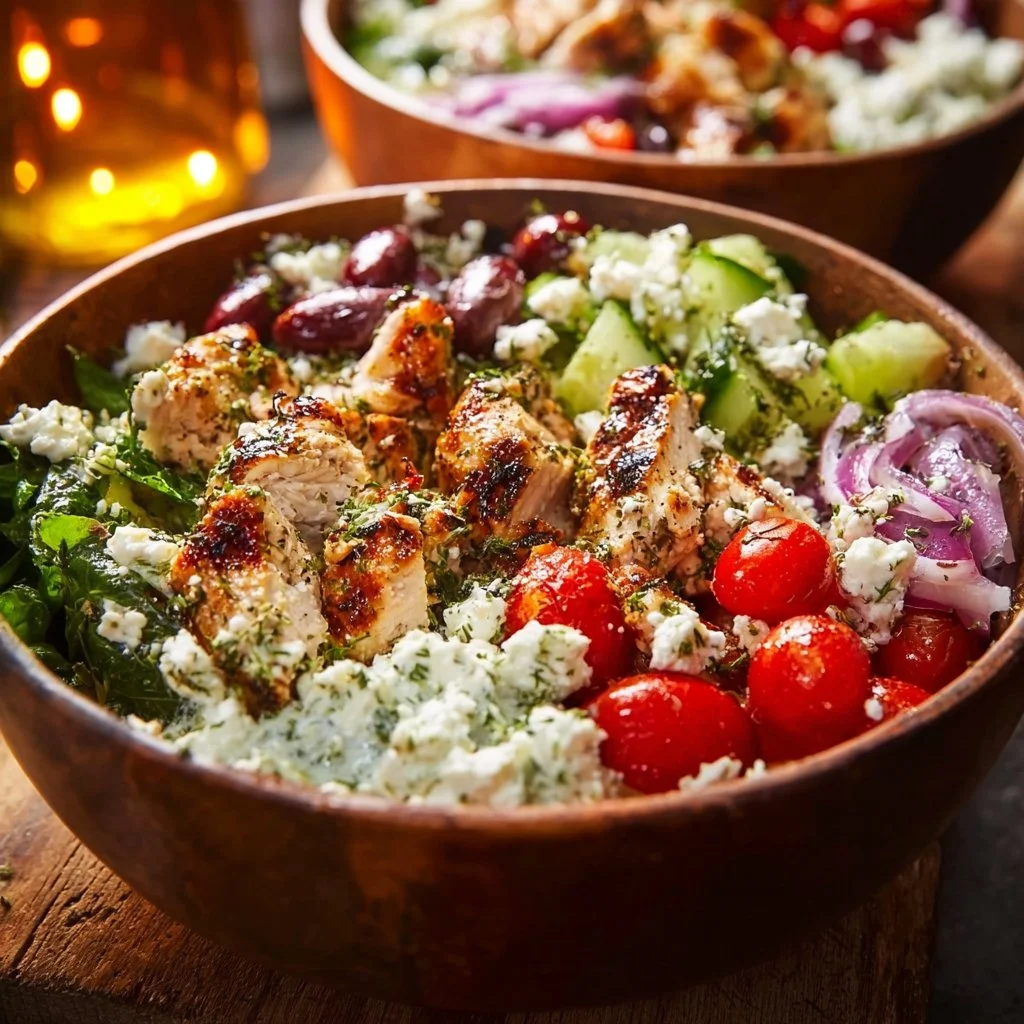 Greek Chicken Bowls