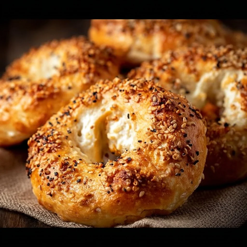 Greek Yogurt Bagels
