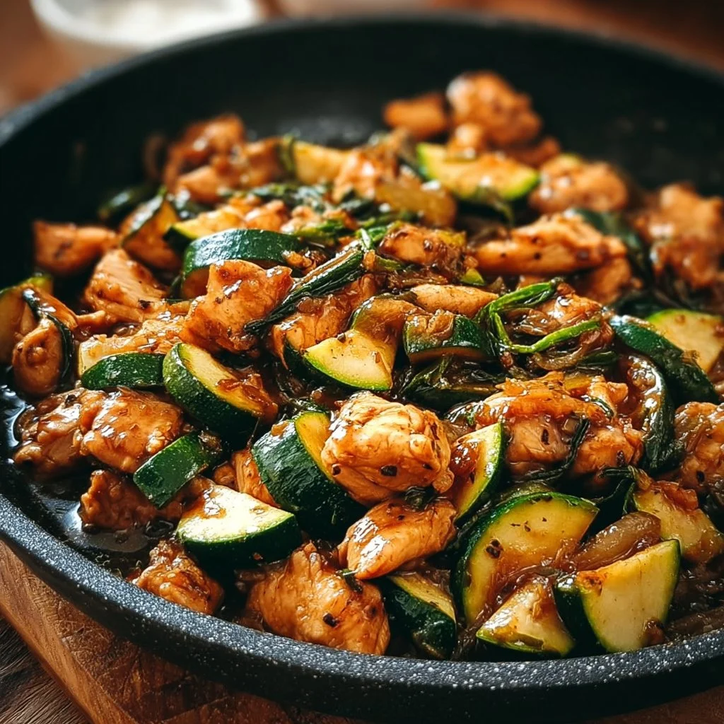 Chicken Zucchini Stir Fry