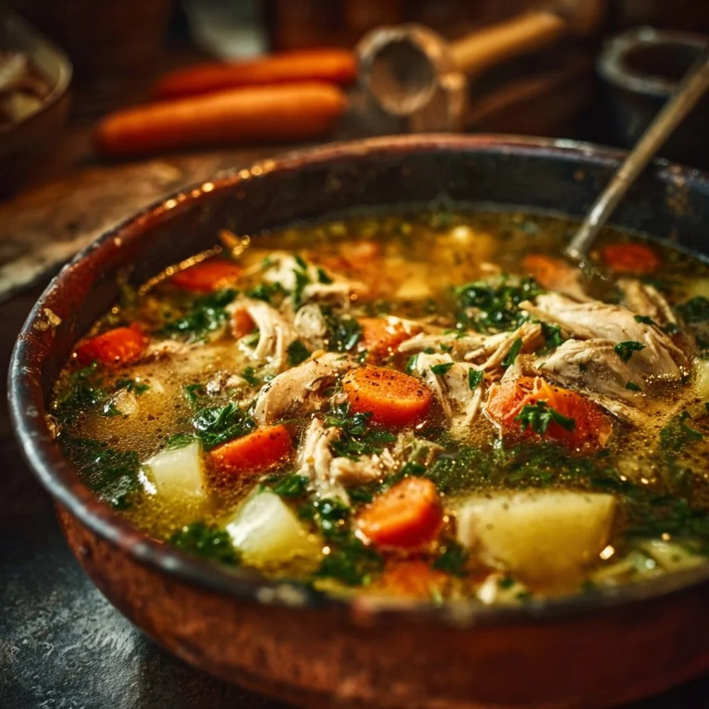Hearty Chicken Veggie Soup