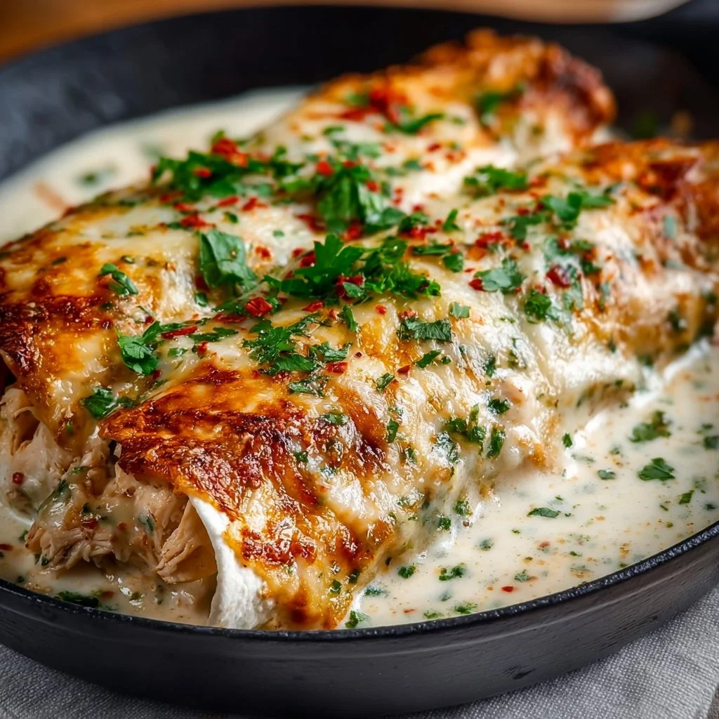 High Protein Chicken Enchiladas