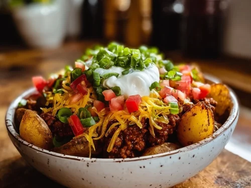 Loaded Potato Taco Bowl
