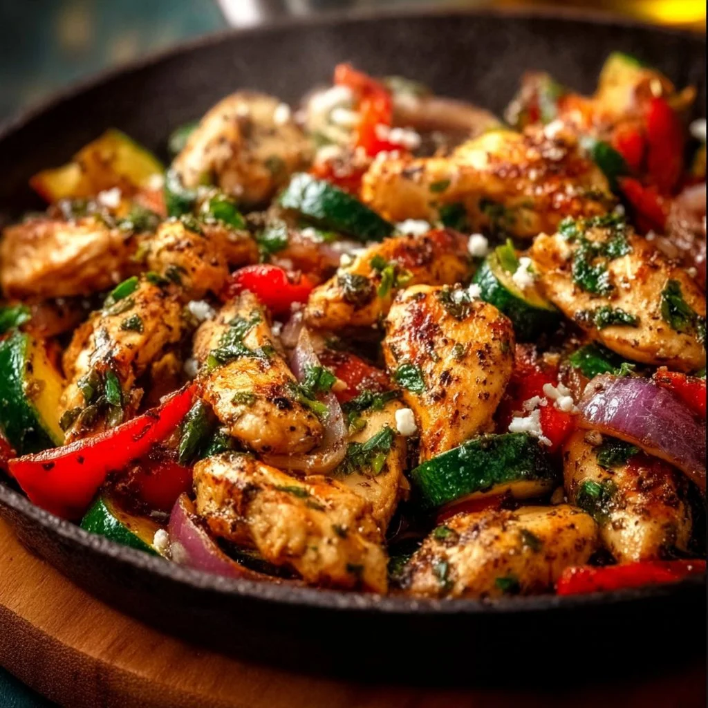 Mediterranean Chicken Stir Fry Recipe