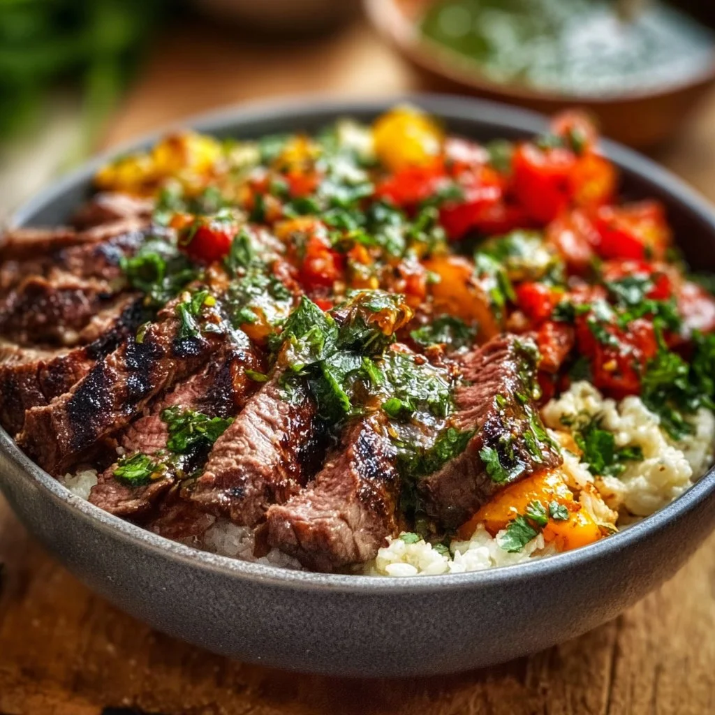 Mediterranean Steak Bowl Recipe