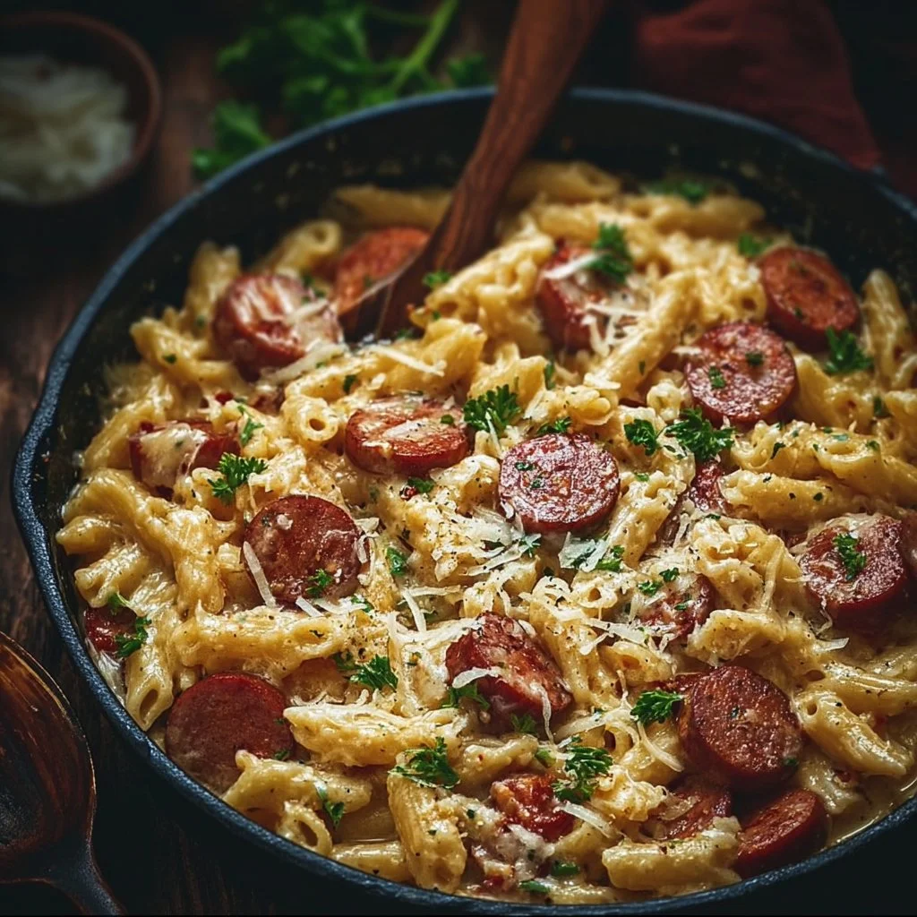 One Pot Kielbasa Pasta