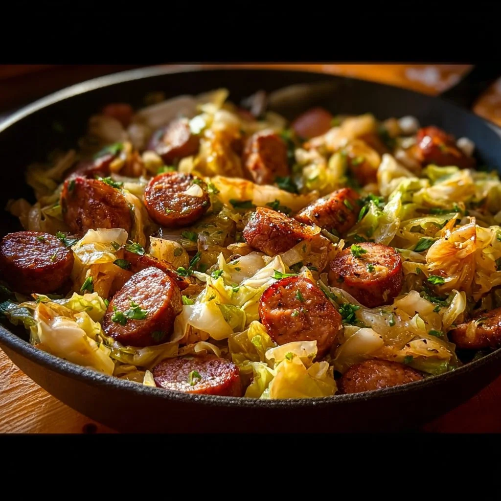Sausage and Cabbage Stir Fry