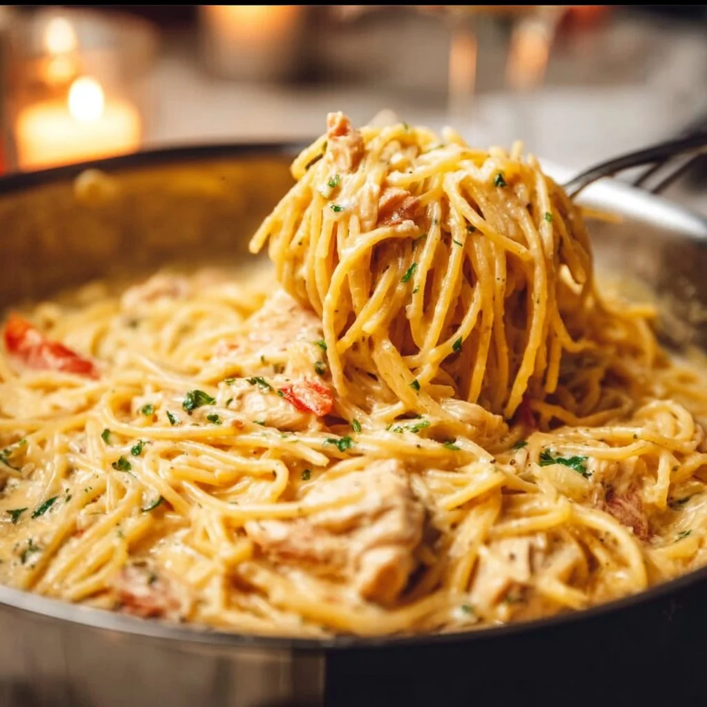 Quick One-Pot Chicken Spaghetti