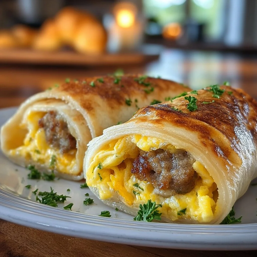 Sausage Egg Breakfast Roll-Ups – Quick & Easy Morning Treat! - mommyplates