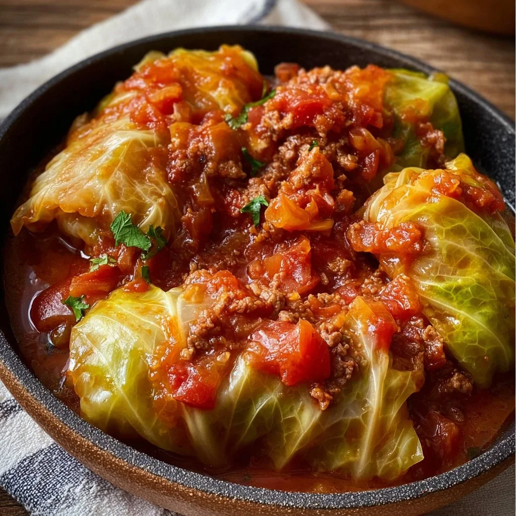 Slow Cooker Unstuffed Cabbage Rolls